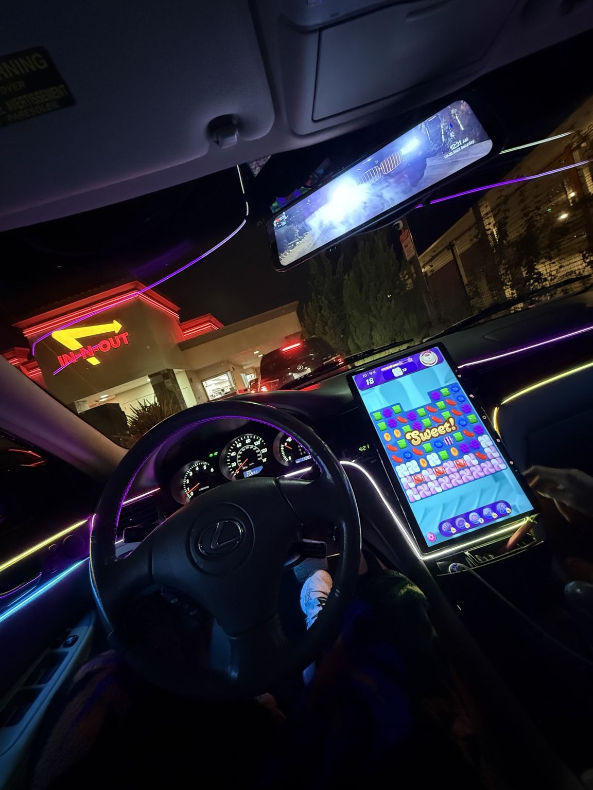 Ambient lighting install