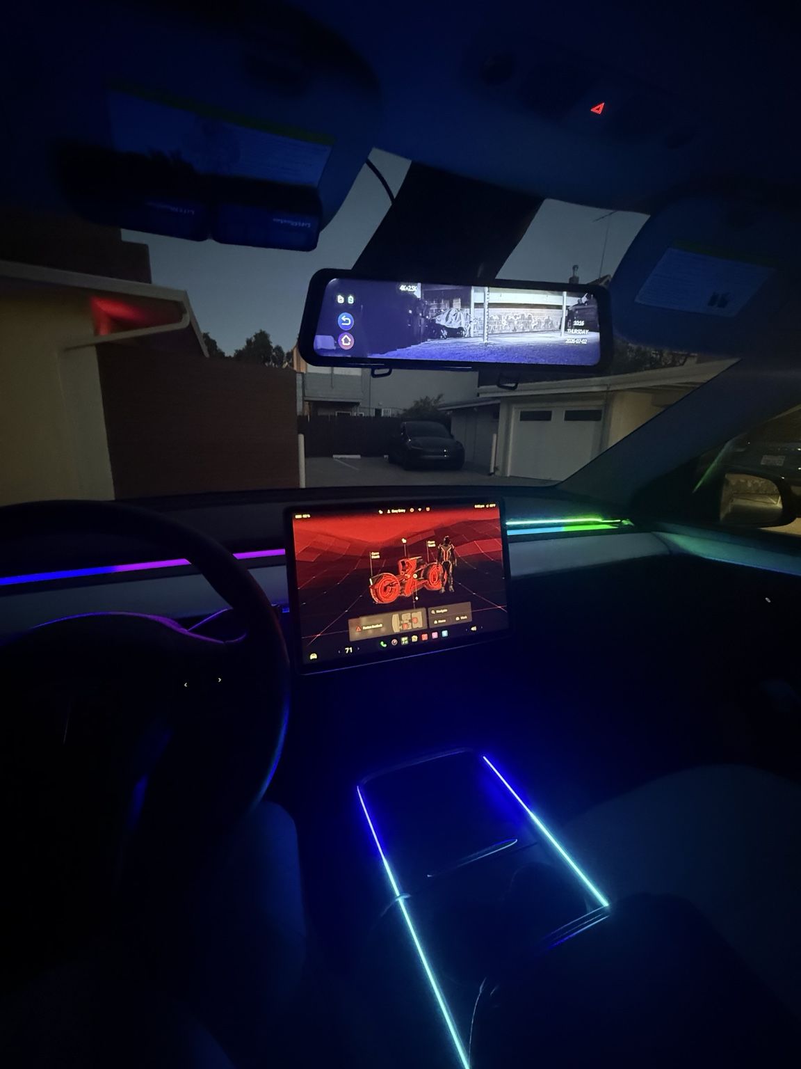 Tesla Model Y lighting
